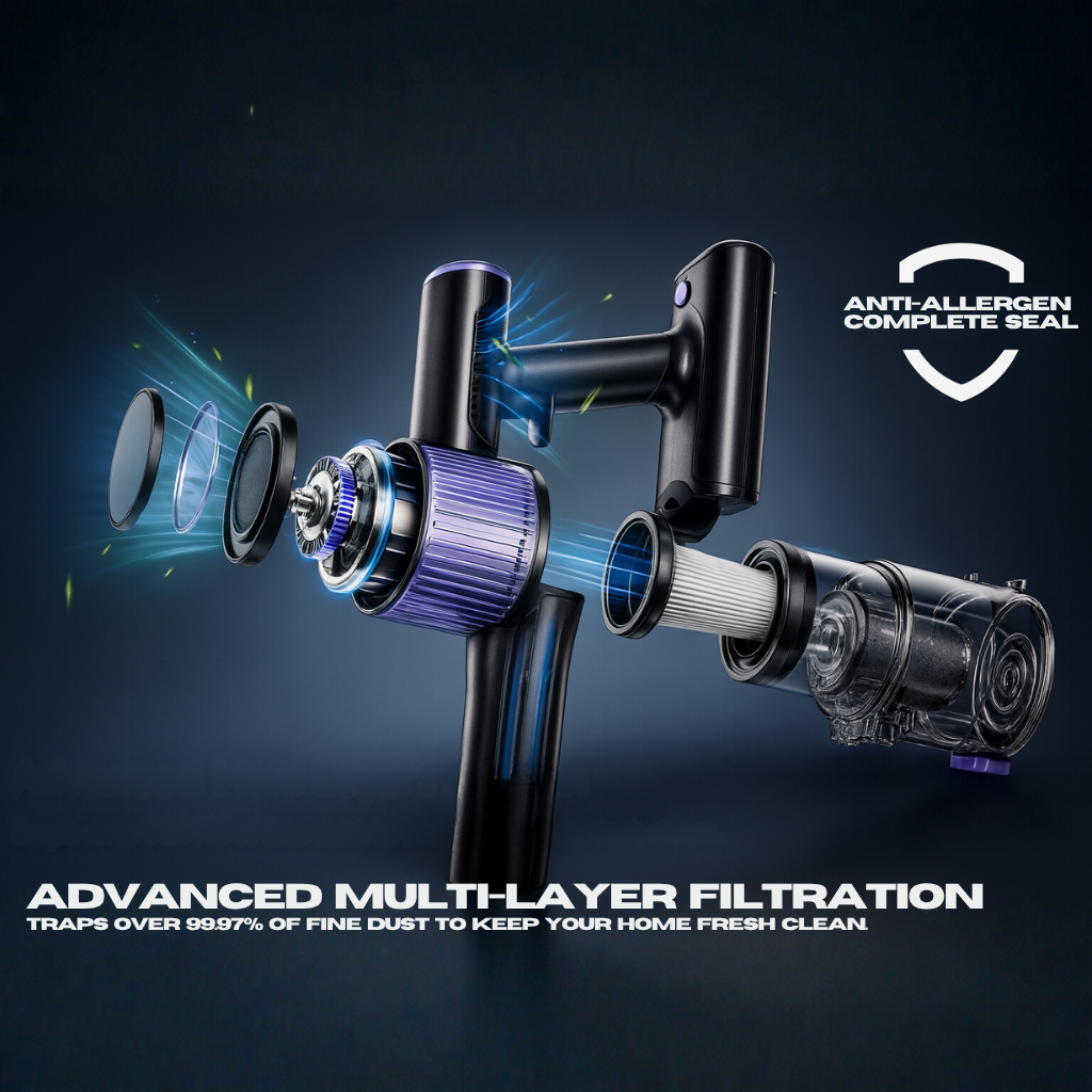 Kivora ProLite Multi-Use Vacuum (8-in-1) [PINK]